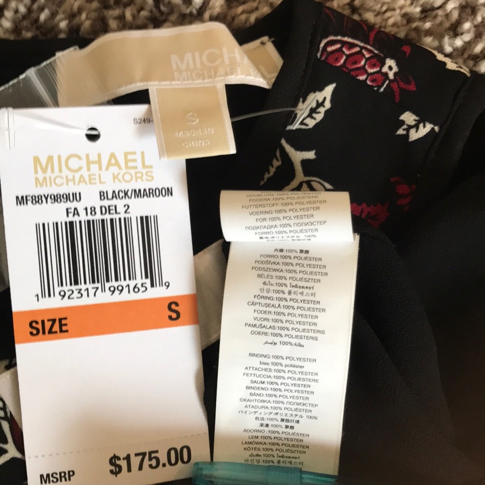 Michael Kors”S”Handkerchief midi Spring DressNWT💕 - Picture 8 of 8